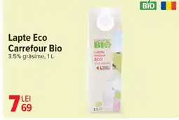 Carrefour Lapte Eco Carrefour Bio Ofertă