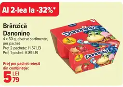 Carrefour Brânzică Danonino Ofertă