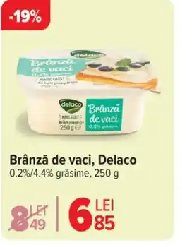 Carrefour Brânză de vaci, Delaco Ofertă