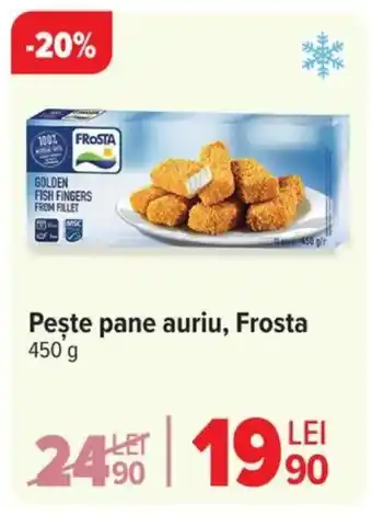 Carrefour Peşte pane auriu, Frosta Ofertă