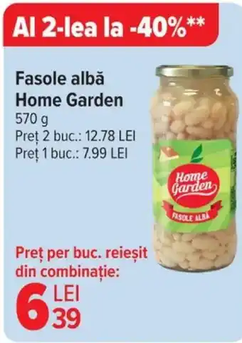 Carrefour Fasole albă Home Garden Ofertă