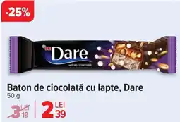 Carrefour Baton de ciocolată cu lapte, Dare Ofertă