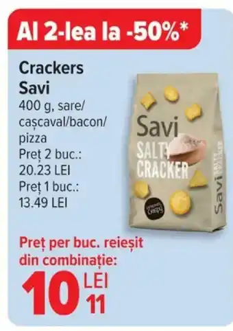 Carrefour Crackers Savi Ofertă