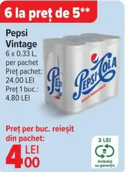 Carrefour Pepsi Vintage Ofertă