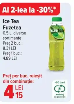 Carrefour Ice Tea Fuzetea Ofertă