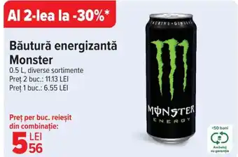 Carrefour Băutură energizantă Monster Ofertă