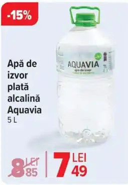 Carrefour Apă de izvor plată alcalinǎ Aquavia Ofertă