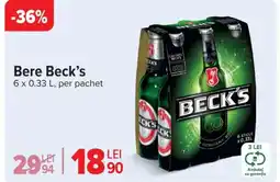 Carrefour Bere Beck's Ofertă