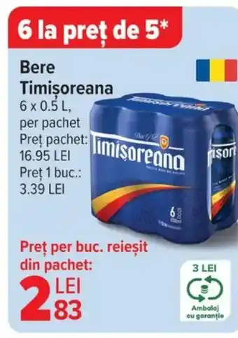 Carrefour Bere Timişoreana Ofertă