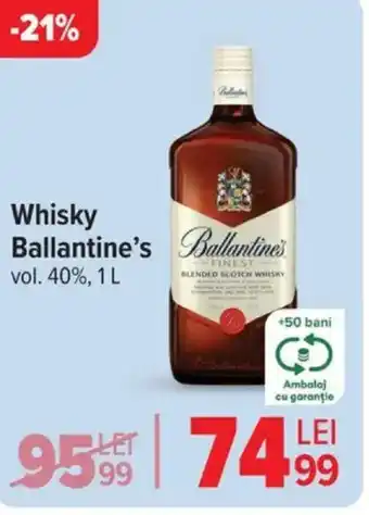 Carrefour Whisky Ballantine's Ofertă