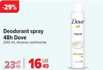 Carrefour Deodorant spray 48h Dove Ofertă