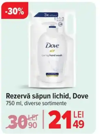 Carrefour Rezervă săpun lichid, Dove Ofertă