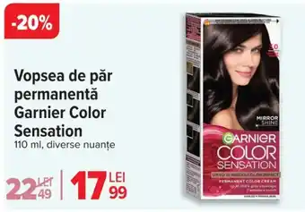 Carrefour Vopsea de păr permanentă Garnier Color Sensation Ofertă