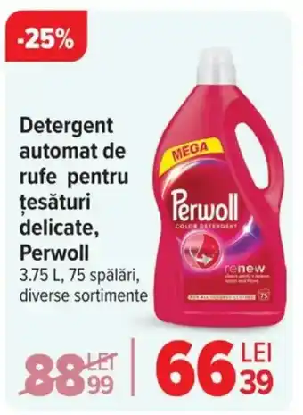 Carrefour Detergent automat de rufe pentru țesături delicate, Perwoll Ofertă