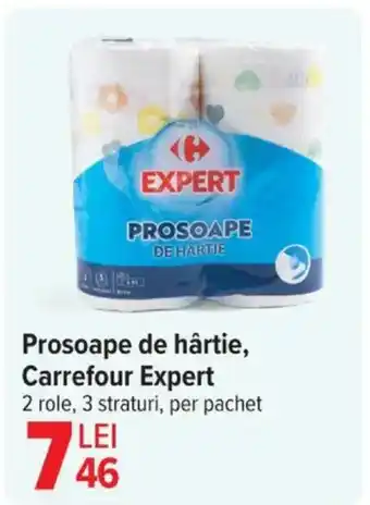 Carrefour Prosoape de hârtie, Carrefour Expert Ofertă