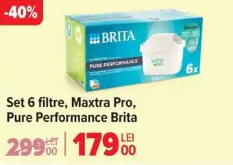 Carrefour Set 6 filtre, Maxtra Pro, Pure Performance Brita Ofertă