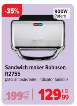 Carrefour Sandwich maker Rohnson R2755 Ofertă