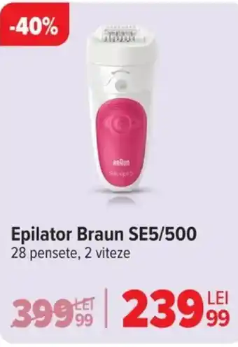 Carrefour Epilator Braun SE5/500 Ofertă