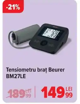 Carrefour Tensiometru braţ Beurer BM27LE Ofertă