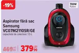 Carrefour Aspirator fără sac Samsung VC07M2110SR/GE Ofertă