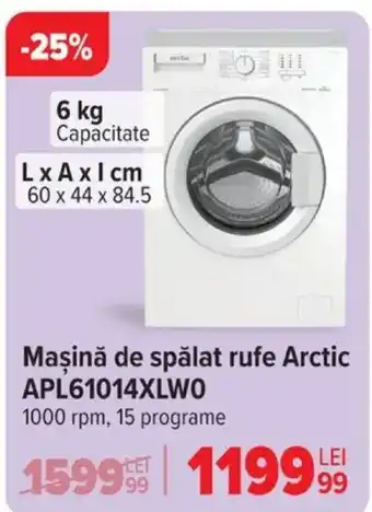 Carrefour Maşină de spălat rufe Arctic APL61014XLWO Ofertă