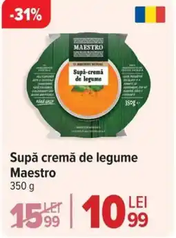 Carrefour Market Supă cremă de legume Maestro Ofertă