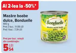 Carrefour Market Mazăre boabe dulce, Bonduelle Ofertă