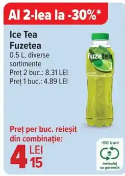 Carrefour Market Ice Tea Fuzetea Ofertă