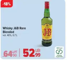 Carrefour Market Whisky J&B Rare Blended Ofertă