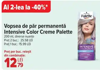 Carrefour Market Vopsea de păr permanentă Intensive Color Creme Palette Ofertă