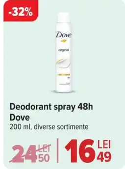 Carrefour Market Deodorant spray 48h Dove Ofertă