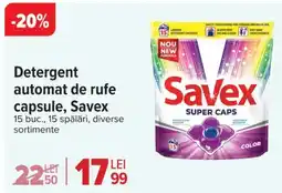 Carrefour Market Detergent automat de rufe capsule, Savex Ofertă