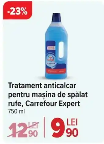 Carrefour Market Tratament anticalcar pentru maşina de spălat rufe, Carrefour Expert Ofertă