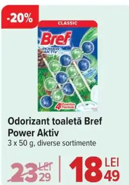 Carrefour Market Odorizant toaletă Bref Power Aktiv Ofertă