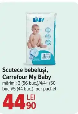 Carrefour Market Scutece bebeluși, Carrefour My Baby Ofertă