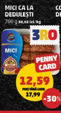 Penny Mici ca la deduleşti Ofertă