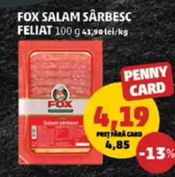 Penny Fox salam sârbesc feliat Ofertă