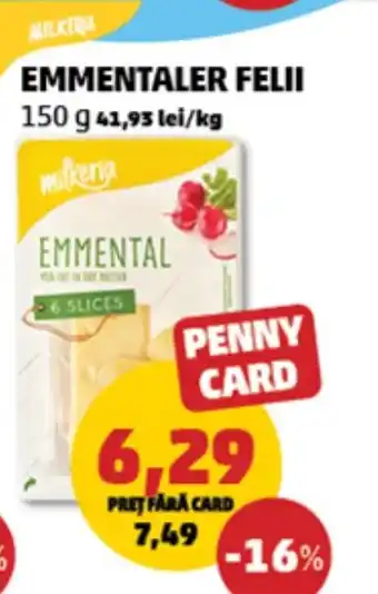 Penny Emmentaler felii Ofertă