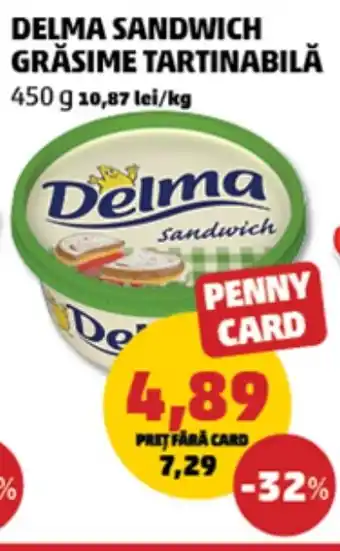 Penny Delma sandwich grăsime tartinabilă Ofertă