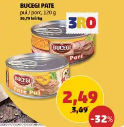 Penny BUCEGI Pate pui/porc Ofertă