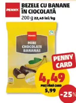 Penny Bezele cu banane in ciocolată Ofertă