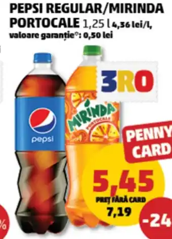 Penny Pepsi regular/mirinda portocale Ofertă