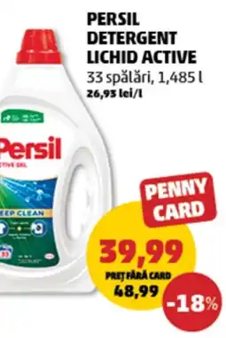 Penny PERSIL Detergent lichid active Ofertă