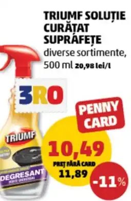 Penny Triumf soluție curățat suprafețe Ofertă