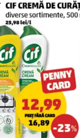 Penny Cif cremă de curățat Ofertă