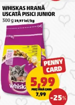 Penny WHISKAS Hrană uscată pisici junior Ofertă