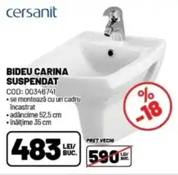 Ambient Bideu carina suspendat Ofertă