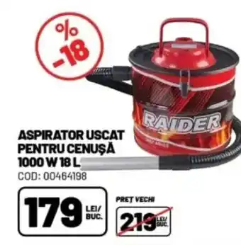 Ambient Aspirator uscat pentru cenuşa 1000 w 18 l Ofertă