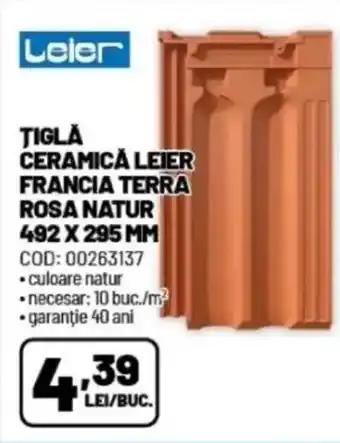 Ambient Tigla ceramică leier francia terra rosa natur Ofertă