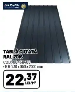 Ambient Tabla cutata ral 7016 Ofertă